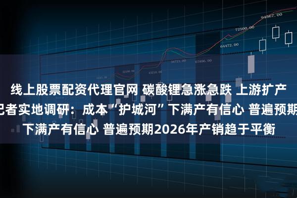 线上股票配资代理官网 碳酸锂急涨急跌 上游扩产为何热度不减？每经记者实地调研：成本“护城河”下满产有信心 普遍预期2026年产销趋于平衡